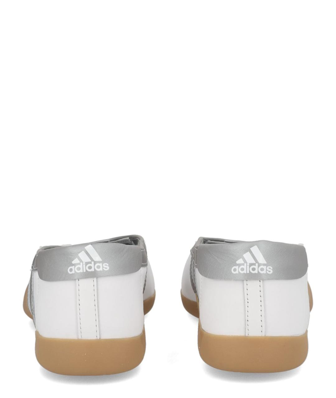 ADIDAS Белые кожаные балетки, фото 3