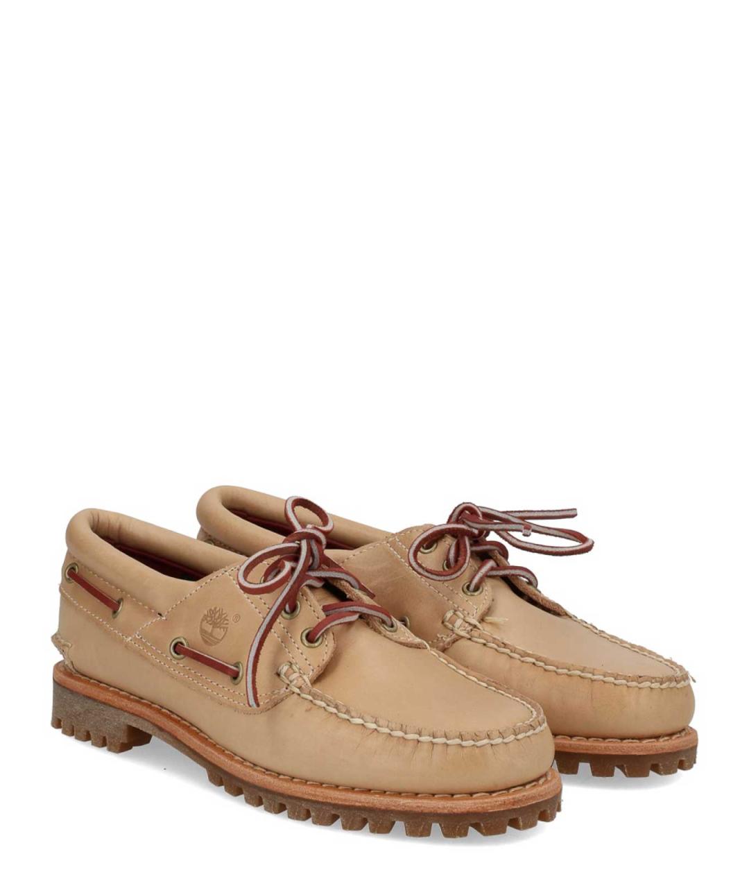 TIMBERLAND Бежевые кожаные лоферы, фото 2