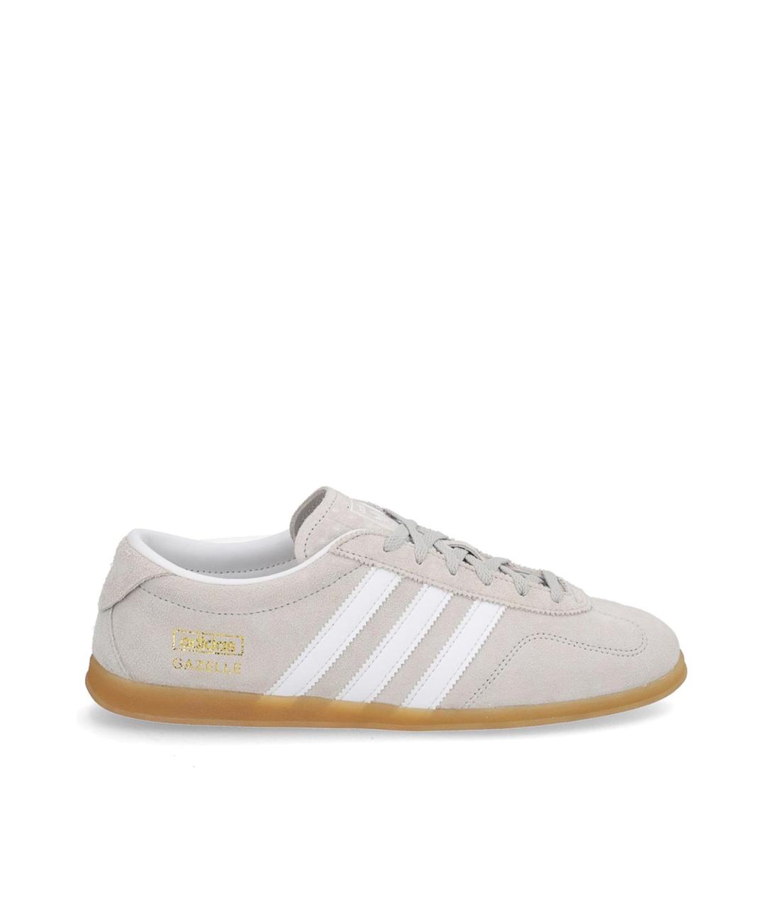 ADIDAS Серые замшевые низкие кроссовки / кеды, фото 1