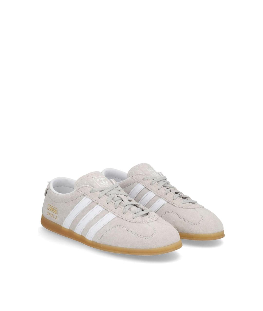 ADIDAS Серые замшевые низкие кроссовки / кеды, фото 2
