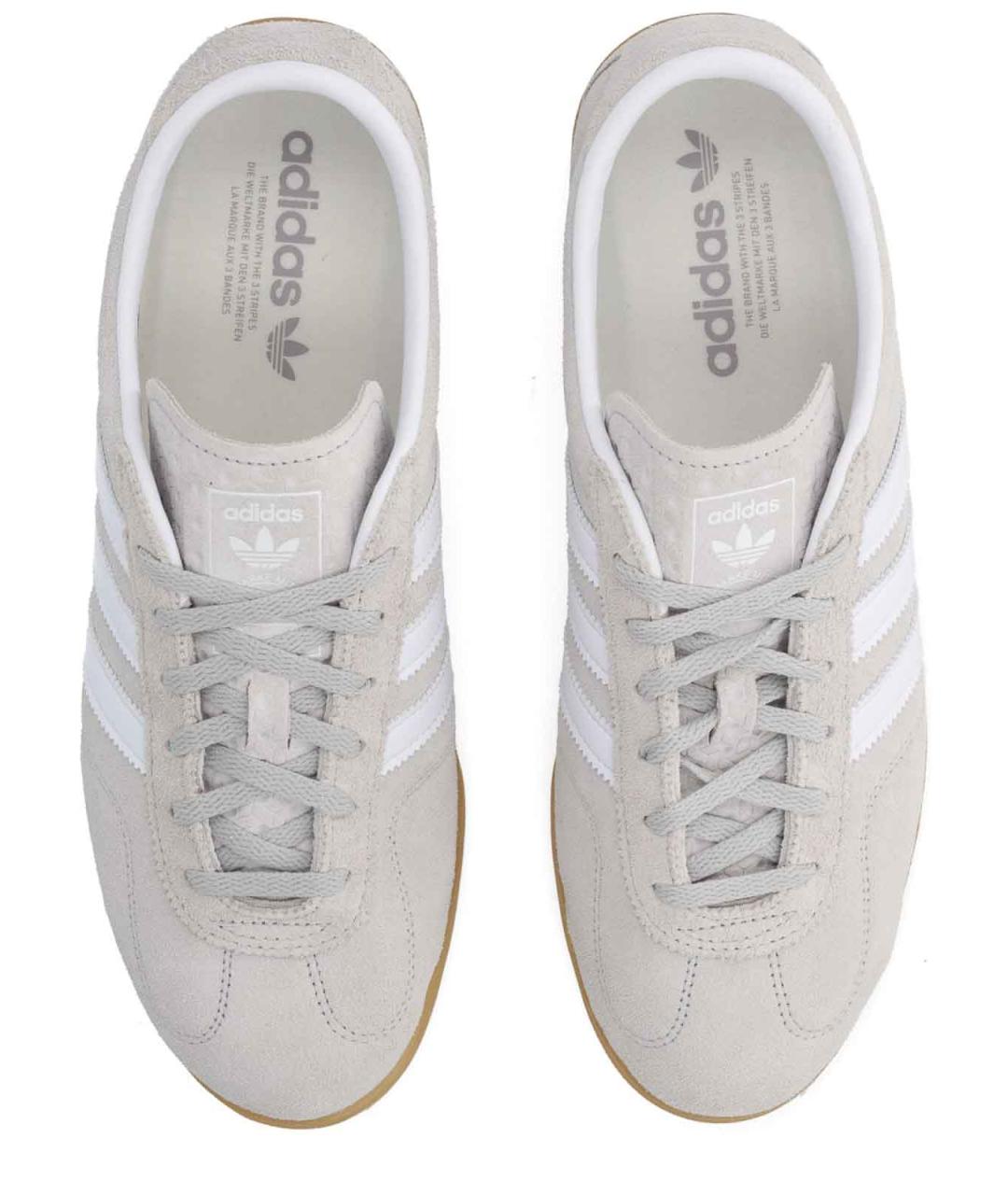 ADIDAS Серые замшевые низкие кроссовки / кеды, фото 4