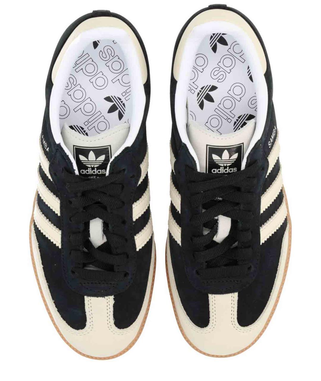 ADIDAS Черные замшевые кеды, фото 5