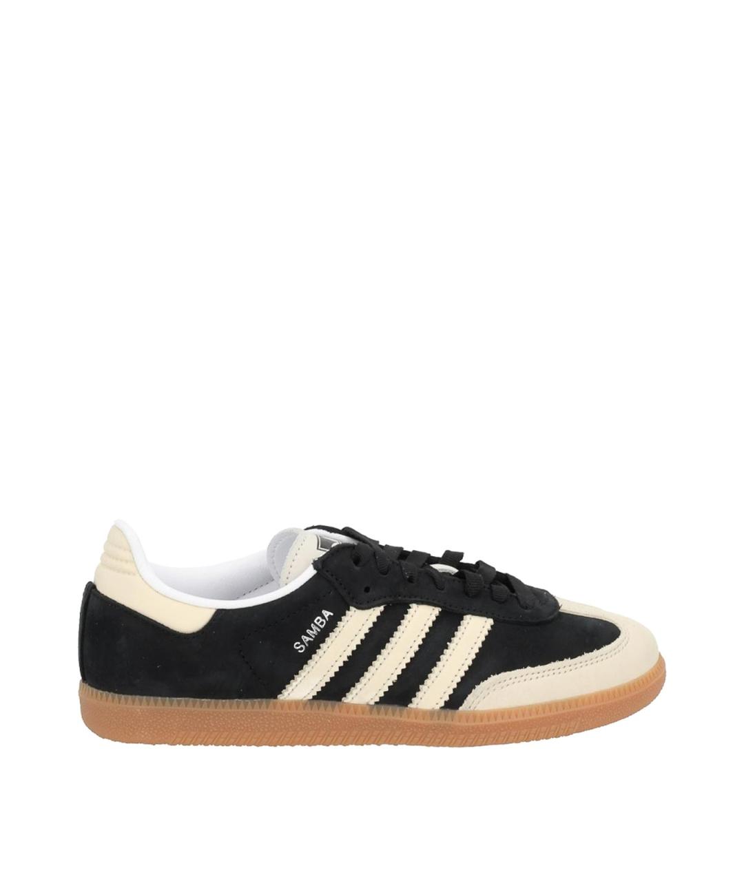ADIDAS Черные замшевые кеды, фото 1