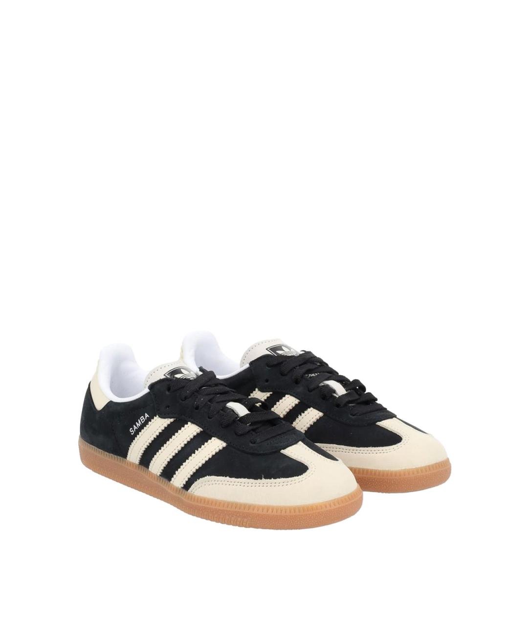 ADIDAS Черные замшевые кеды, фото 2
