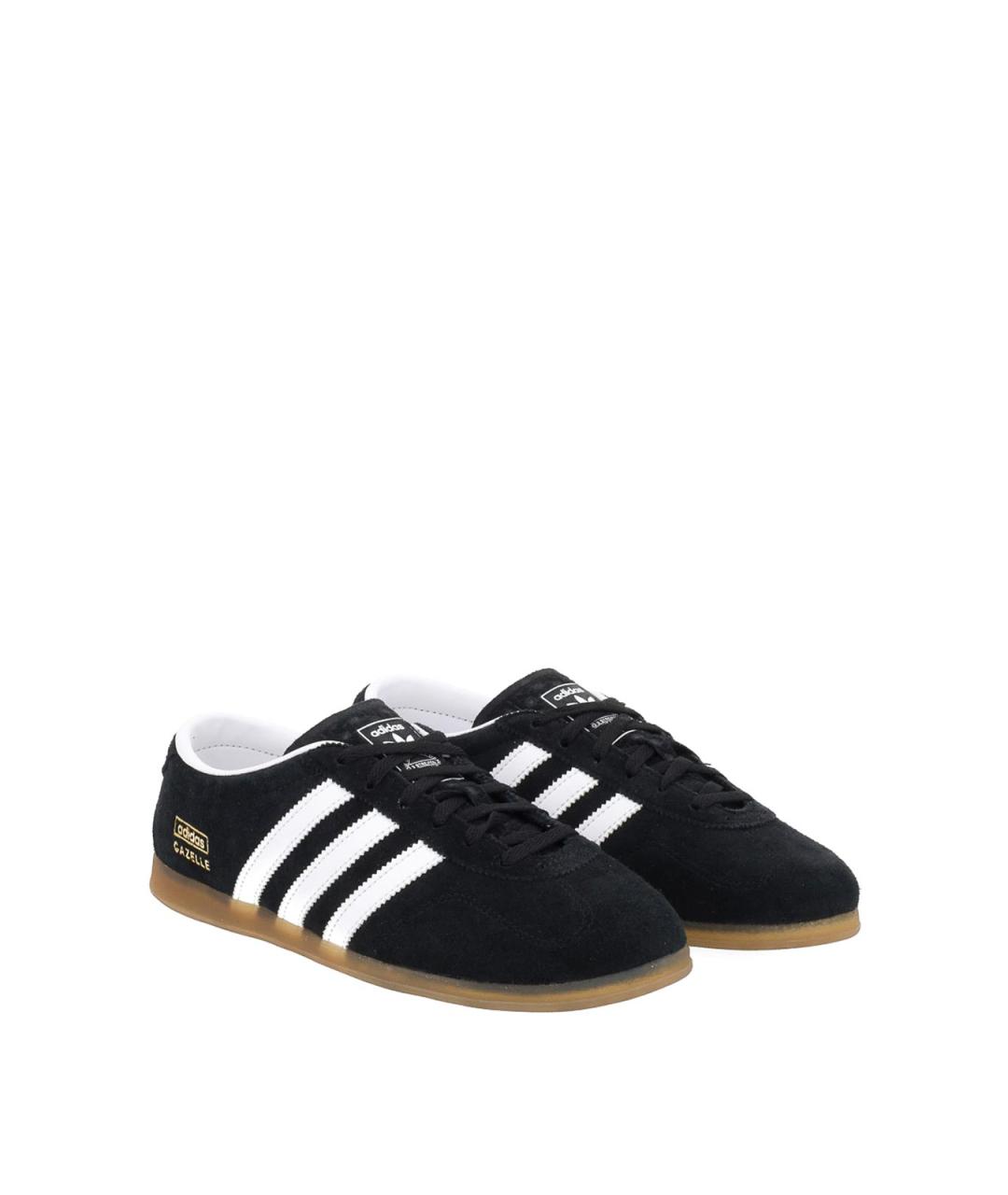 ADIDAS Черные текстильные кеды, фото 2