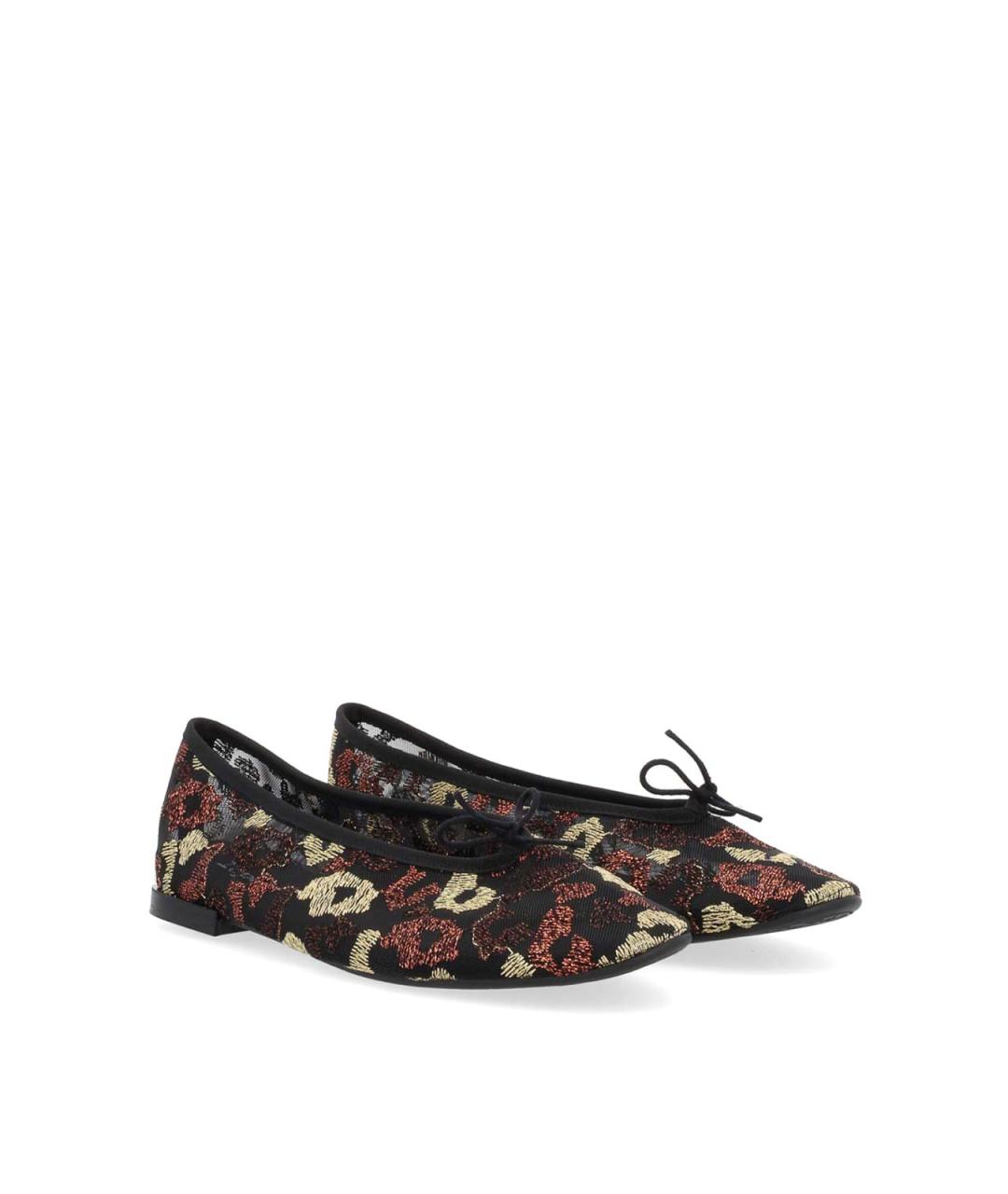 REPETTO Черные синтетические балетки, фото 2
