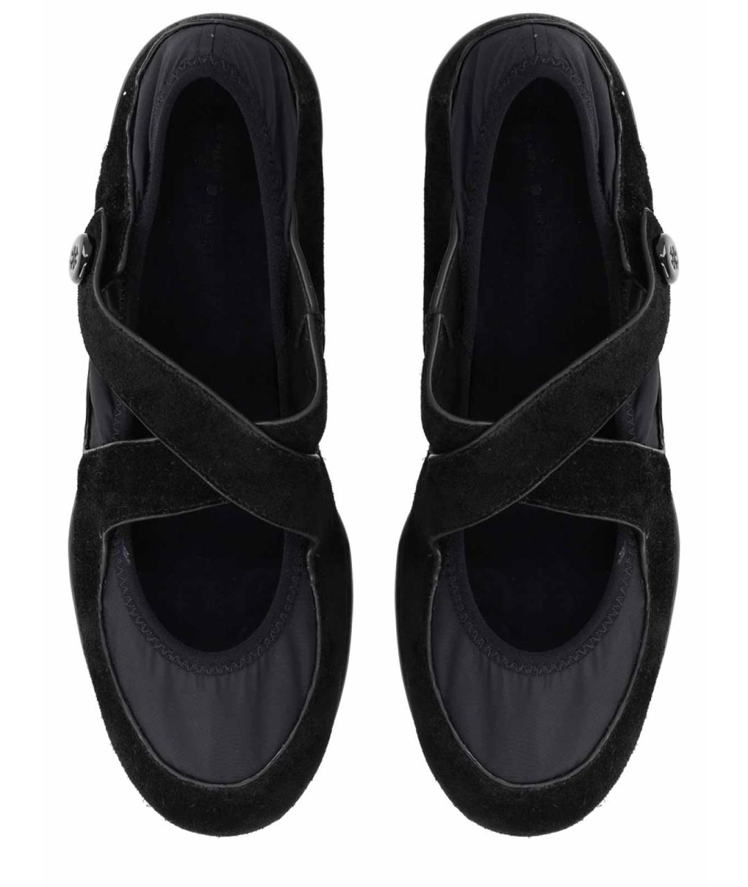 TORY BURCH Черные текстильные балетки, фото 5