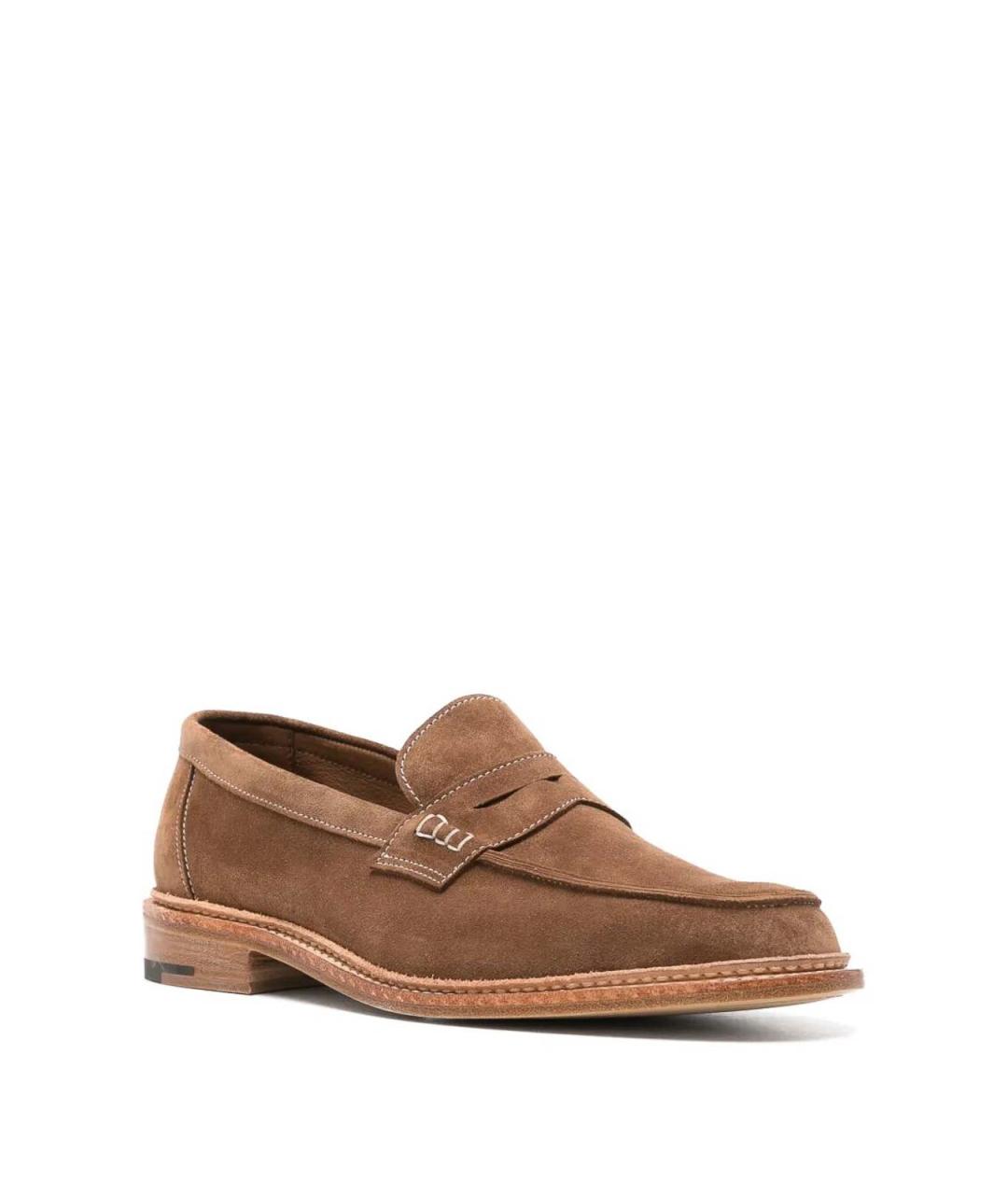 TRICKER'S Коричневые кожаные лоферы, фото 4