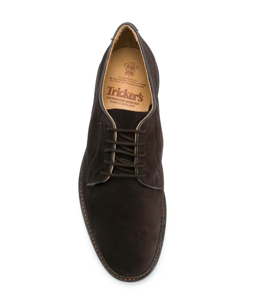 TRICKER'S Коричневые кожаные туфли, фото 4