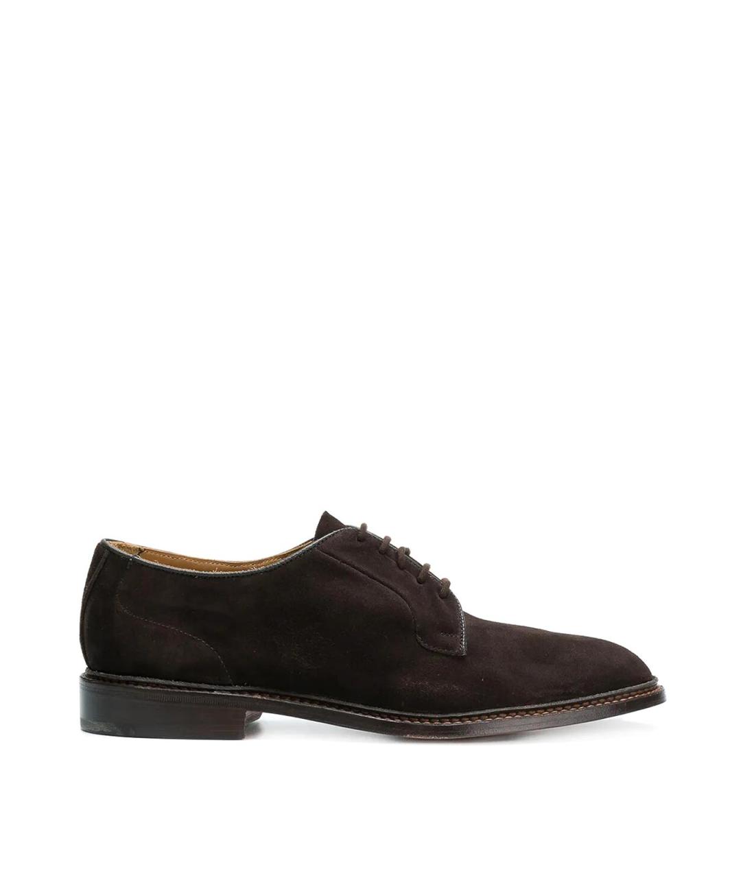TRICKER'S Коричневые кожаные туфли, фото 1