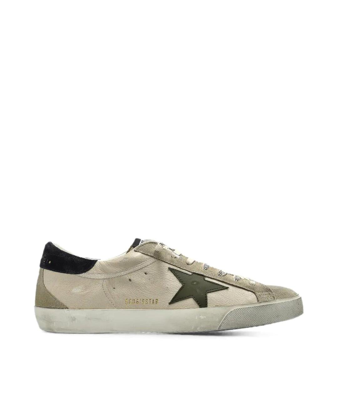 GOLDEN GOOSE Мульти кожаные низкие кроссовки / кеды, фото 1