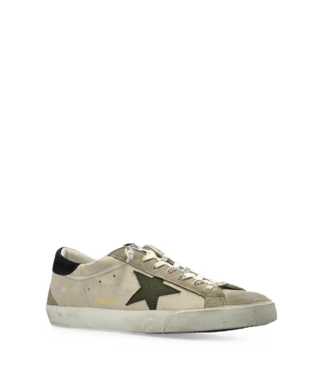 GOLDEN GOOSE Мульти кожаные низкие кроссовки / кеды, фото 2
