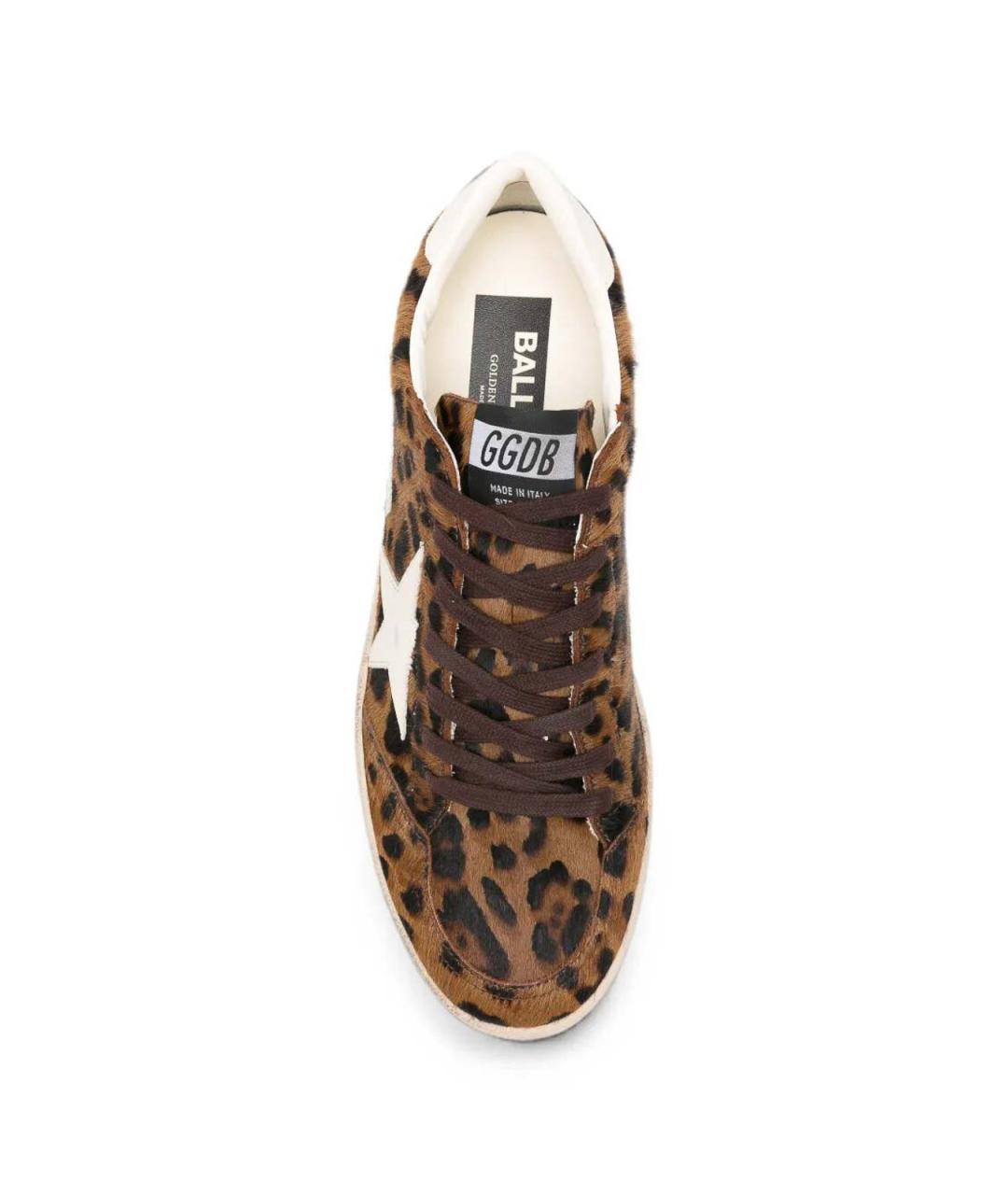 GOLDEN GOOSE Мульти кожаные низкие кроссовки / кеды, фото 3