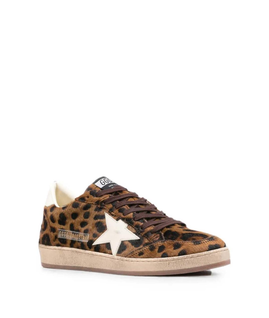 GOLDEN GOOSE Мульти кожаные низкие кроссовки / кеды, фото 4