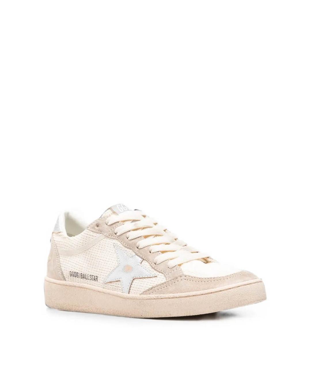 GOLDEN GOOSE Бежевые замшевые кеды, фото 4