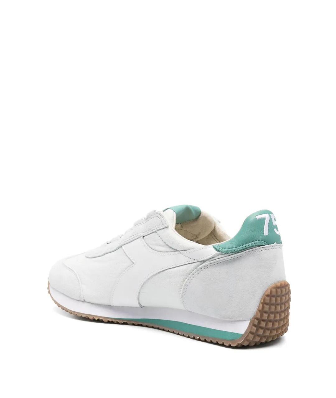 DIADORA HERITAGE Синие текстильные низкие кроссовки / кеды, фото 4