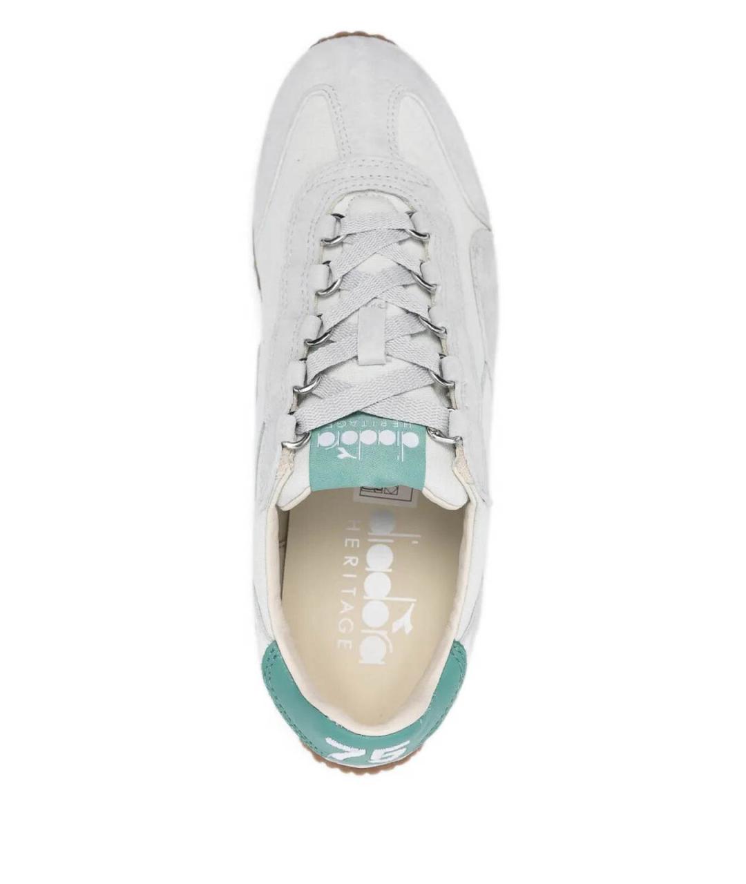 DIADORA HERITAGE Синие текстильные низкие кроссовки / кеды, фото 3