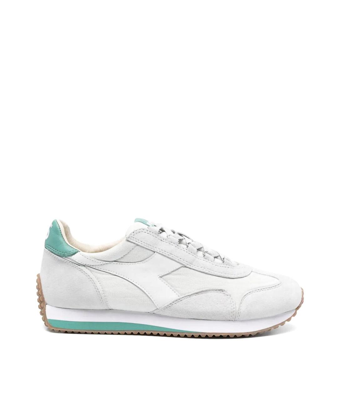 DIADORA HERITAGE Синие текстильные низкие кроссовки / кеды, фото 1