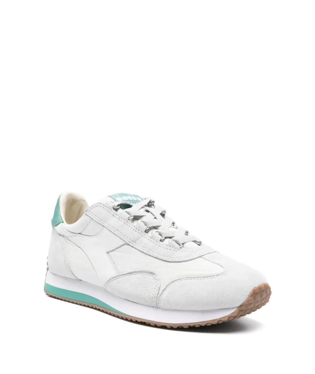 DIADORA HERITAGE Синие текстильные низкие кроссовки / кеды, фото 2