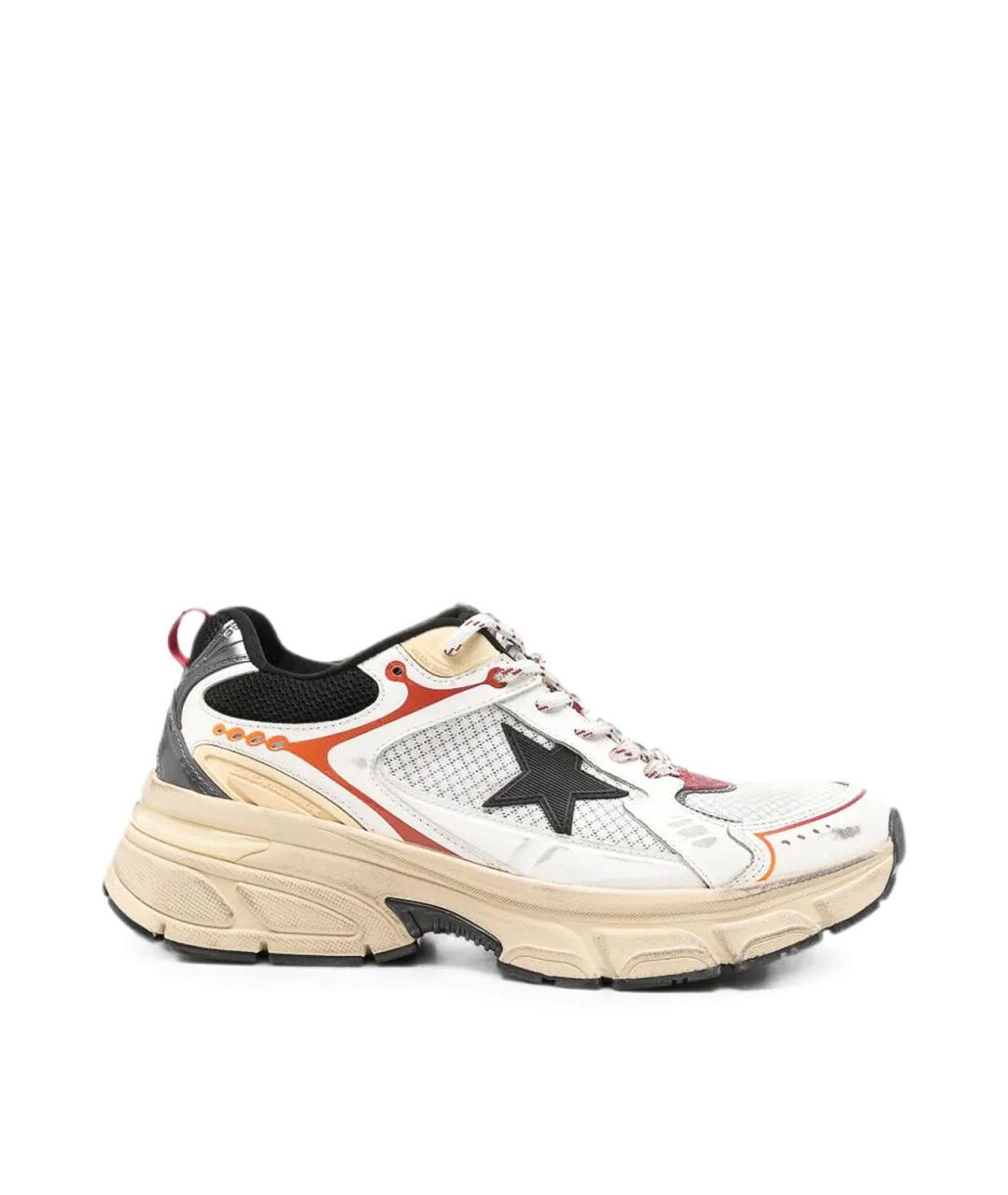 GOLDEN GOOSE Мульти кожаные низкие кроссовки / кеды, фото 1
