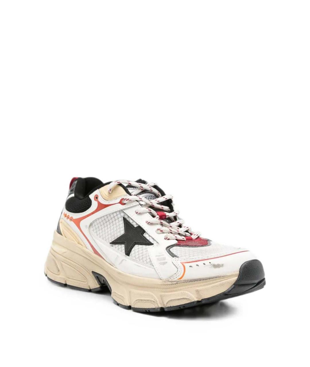 GOLDEN GOOSE Мульти кожаные низкие кроссовки / кеды, фото 2
