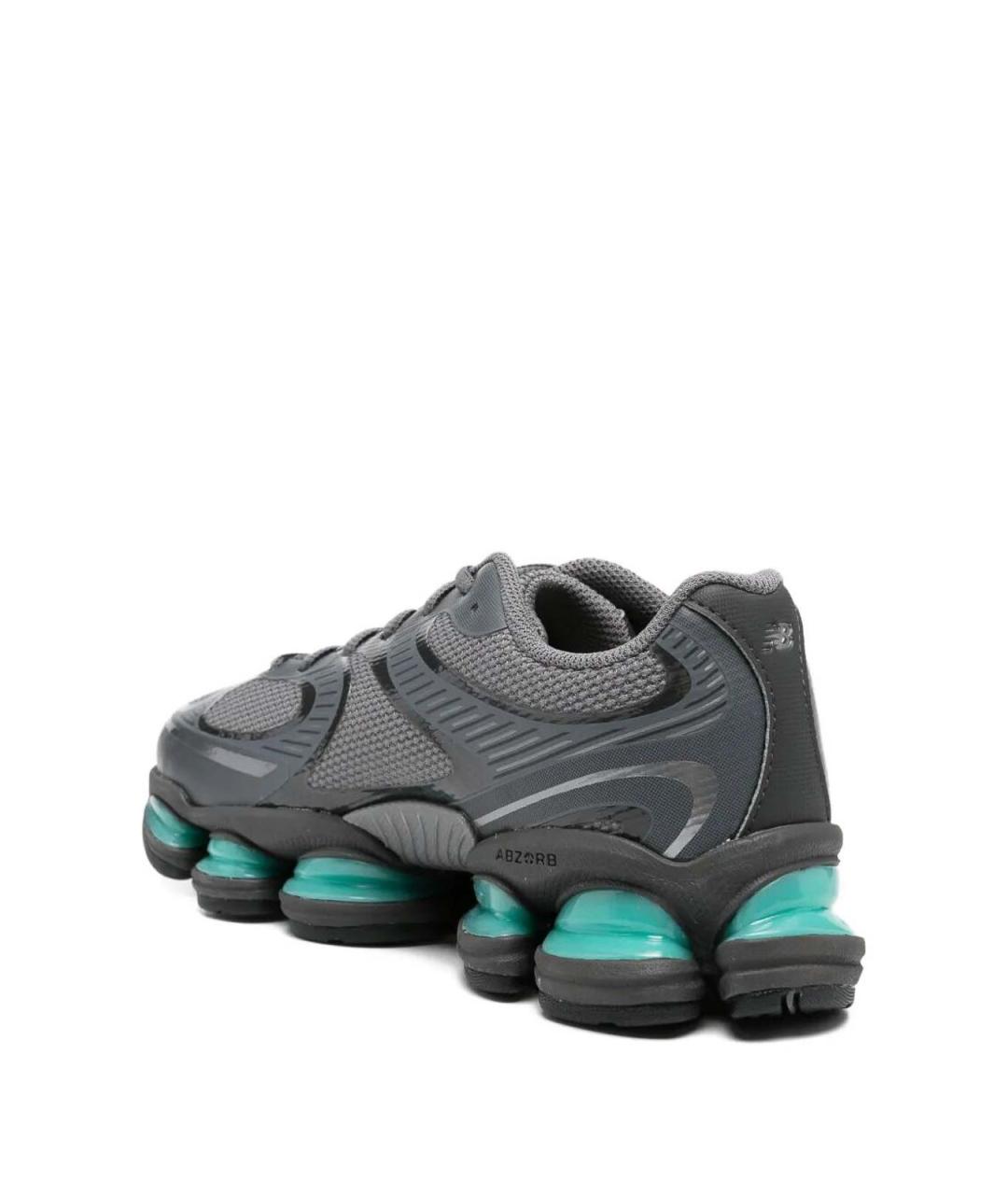 NEW BALANCE Серые синтетические низкие кроссовки / кеды, фото 3