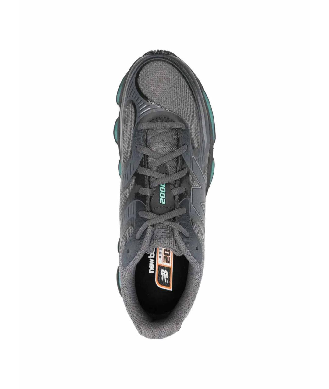 NEW BALANCE Серые синтетические низкие кроссовки / кеды, фото 4