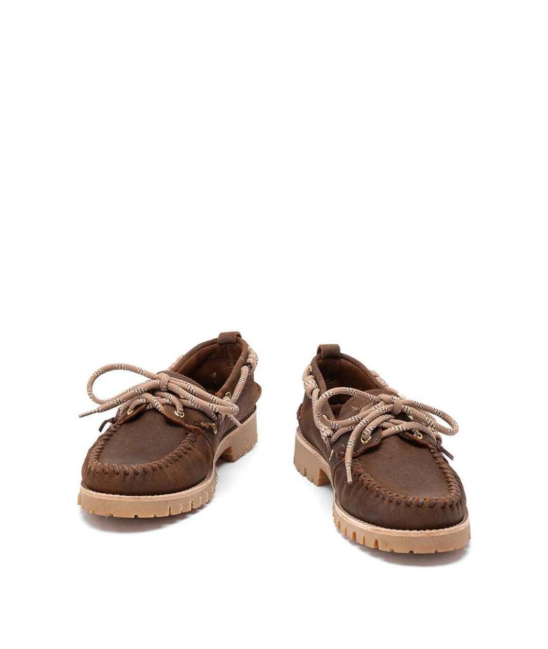 GOLDEN GOOSE Коричневые кожаные лоферы, фото 4