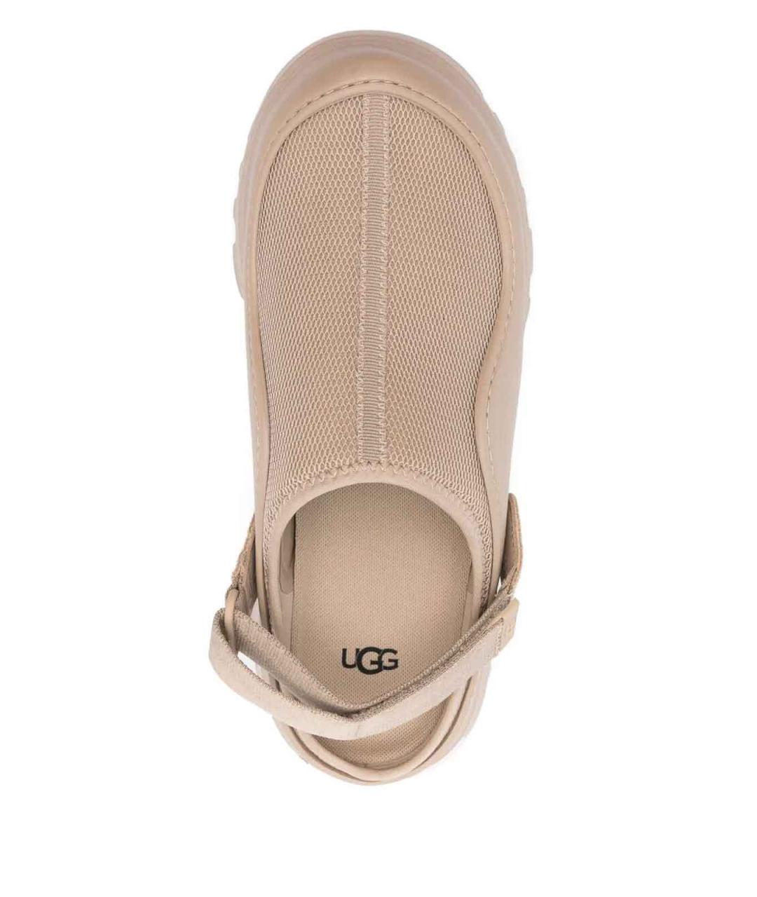 UGG Бежевые сандалии, фото 3