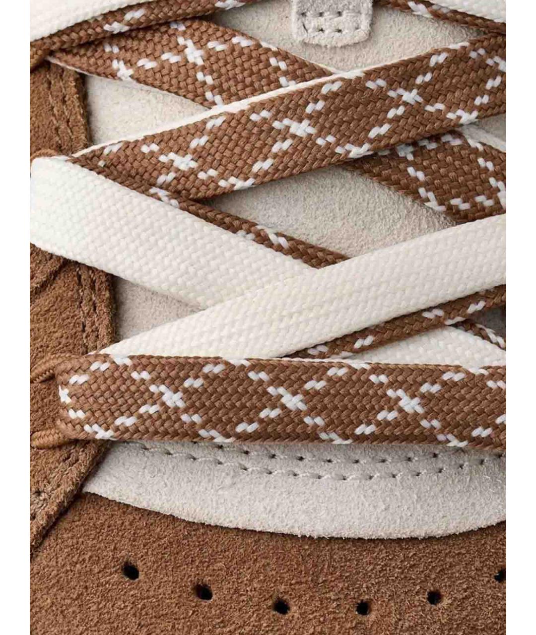 UGG Коричневые замшевые низкие кроссовки / кеды, фото 2
