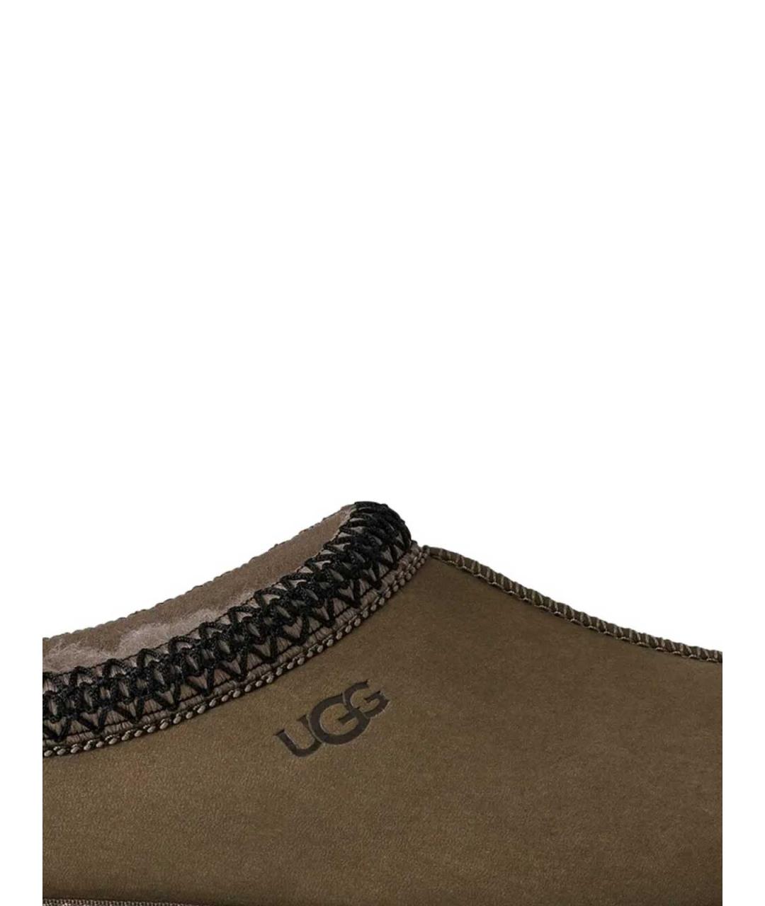 UGG Зеленые замшевые низкие ботинки, фото 2