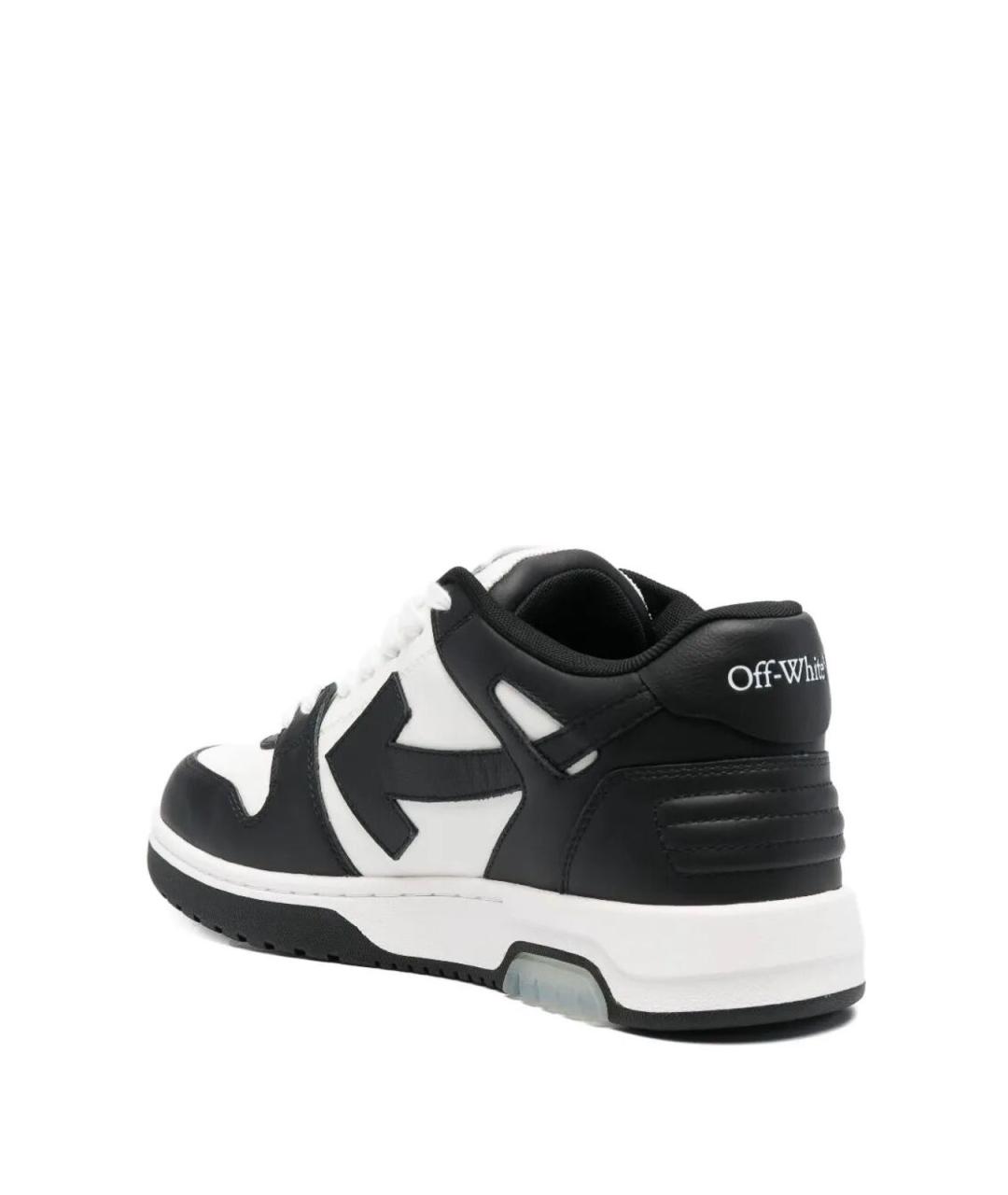 OFF-WHITE Мульти кожаные низкие кроссовки / кеды, фото 3