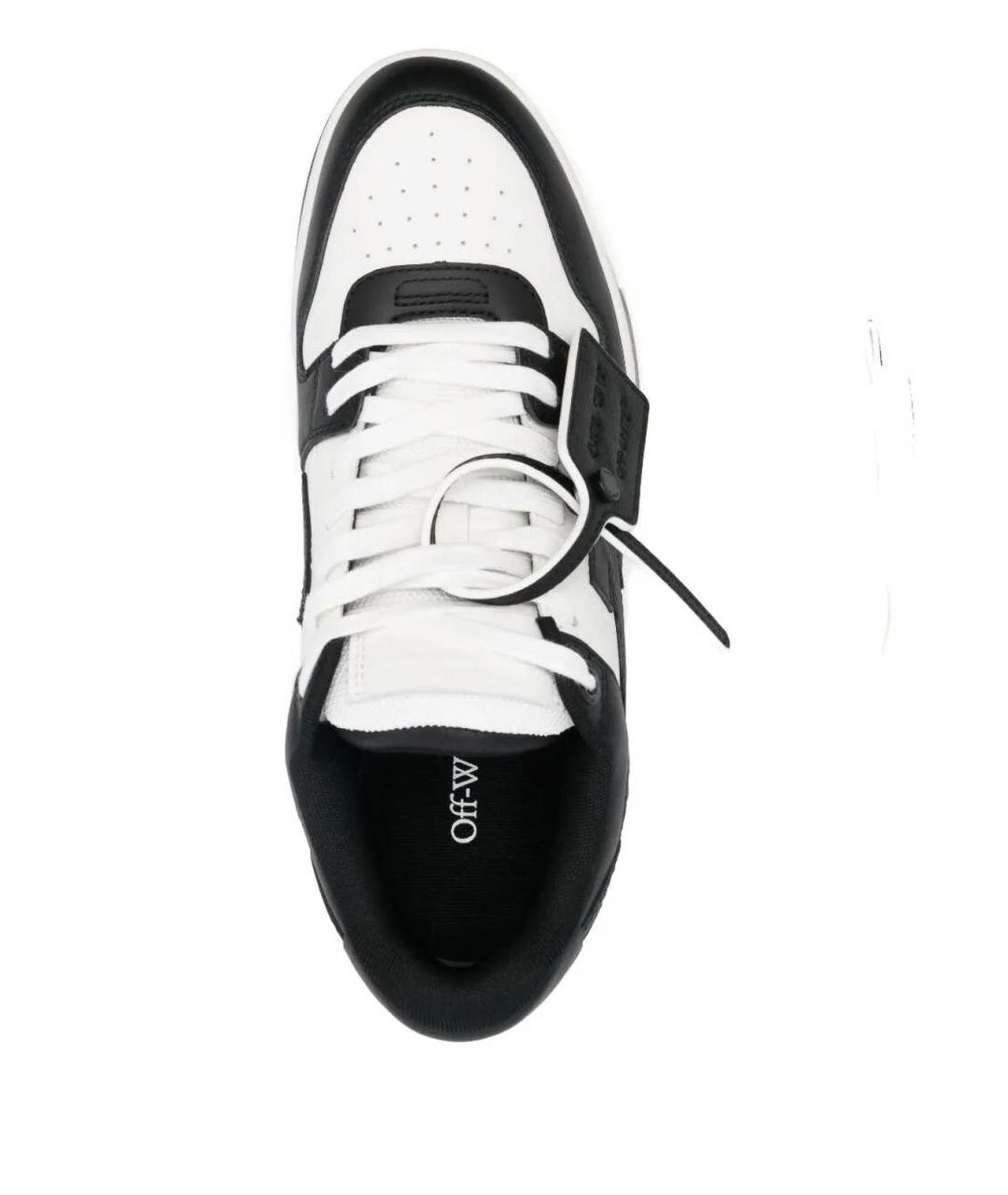 OFF-WHITE Мульти кожаные низкие кроссовки / кеды, фото 4