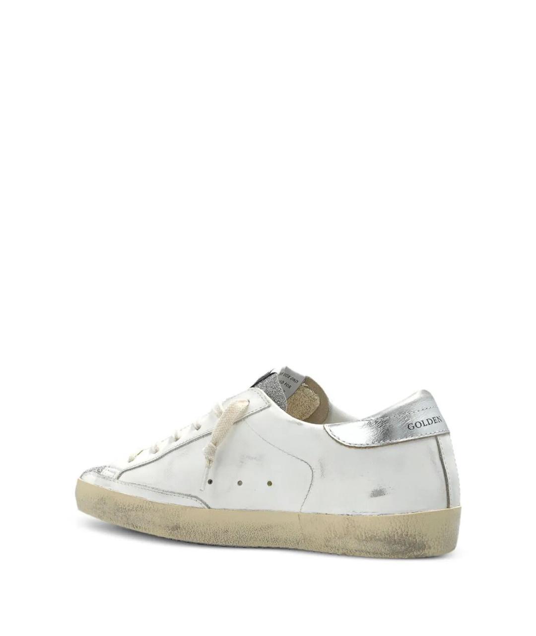 GOLDEN GOOSE Белые кожаные кеды, фото 4