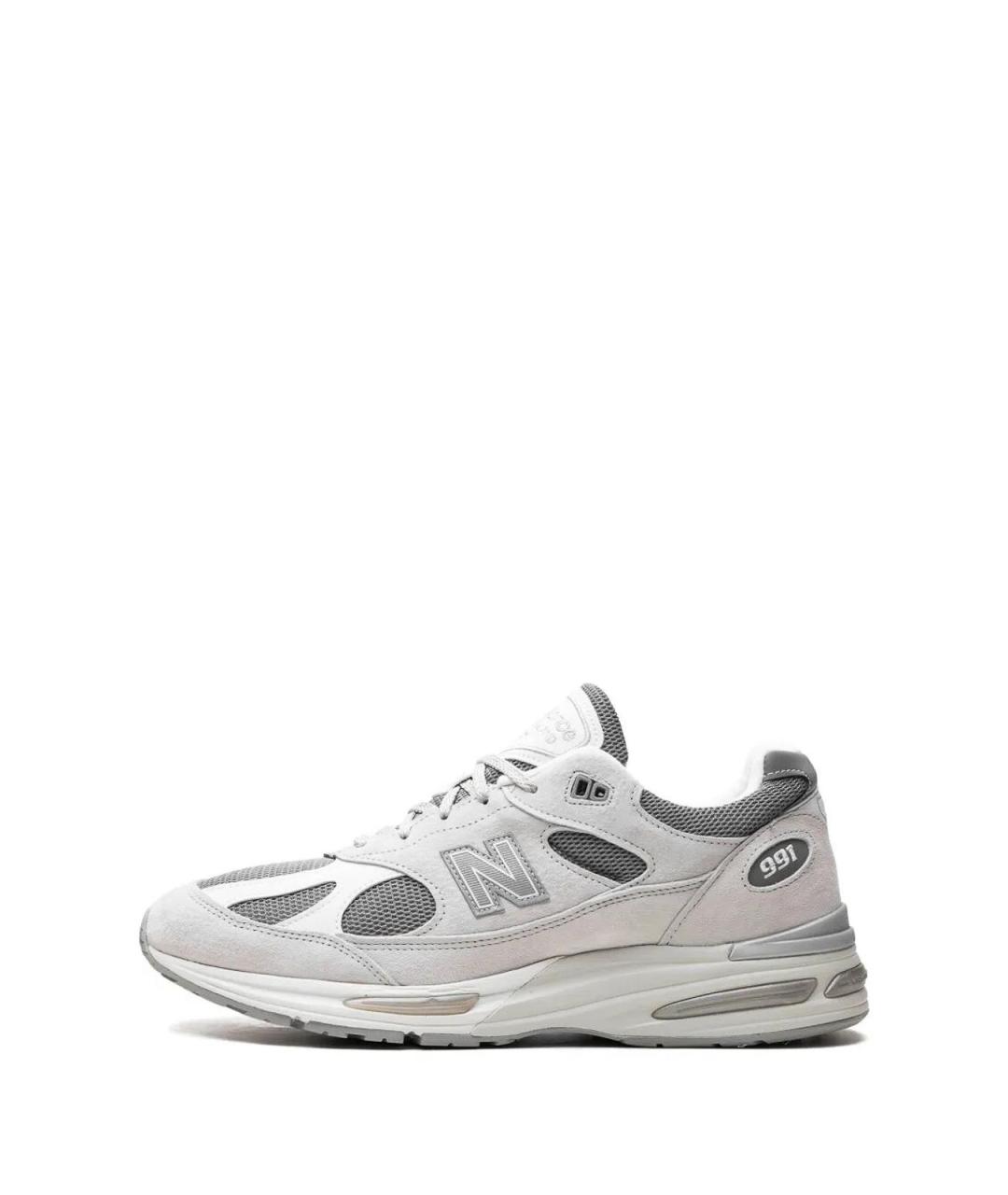 NEW BALANCE Серые замшевые низкие кроссовки / кеды, фото 4