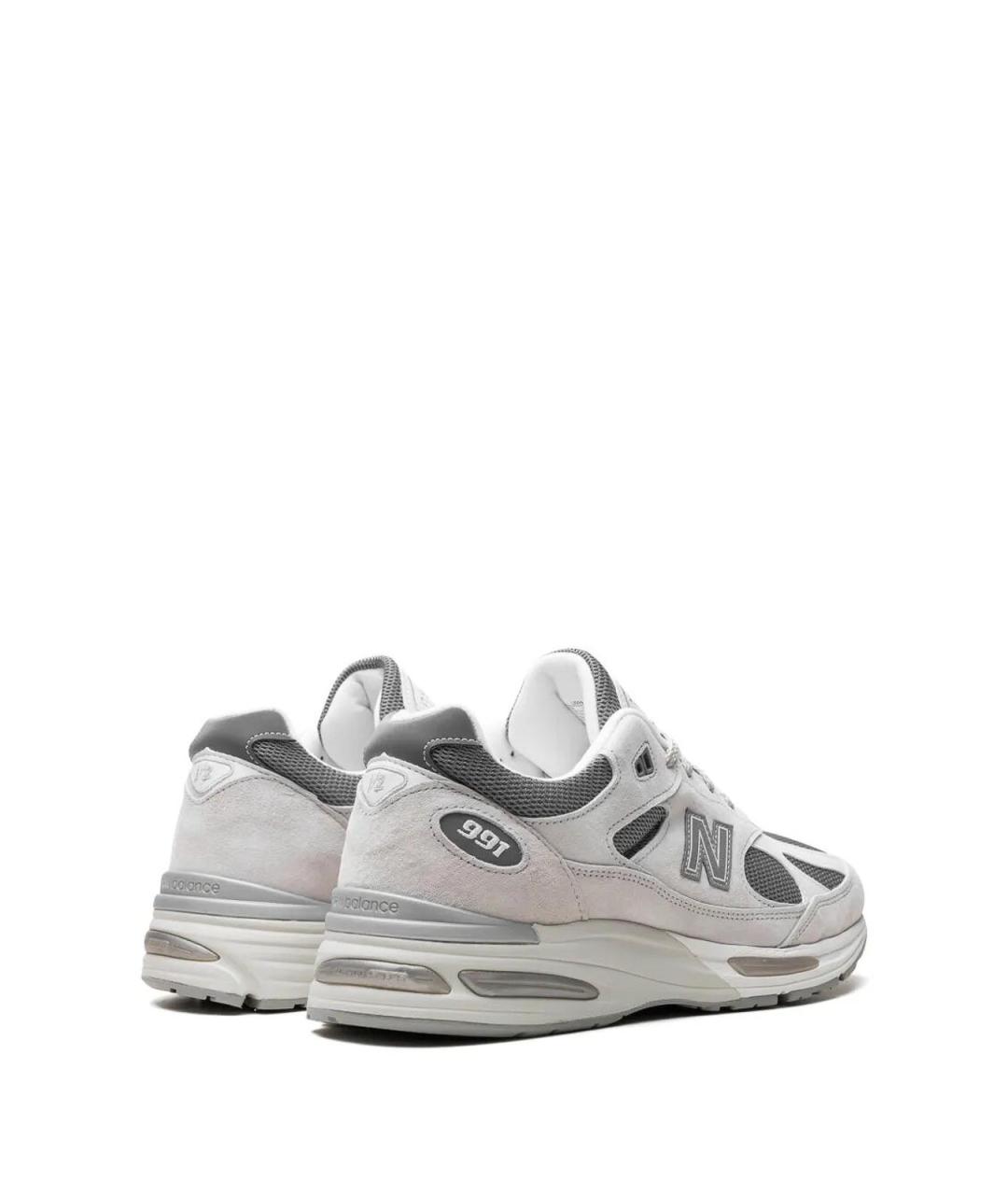 NEW BALANCE Серые замшевые низкие кроссовки / кеды, фото 5