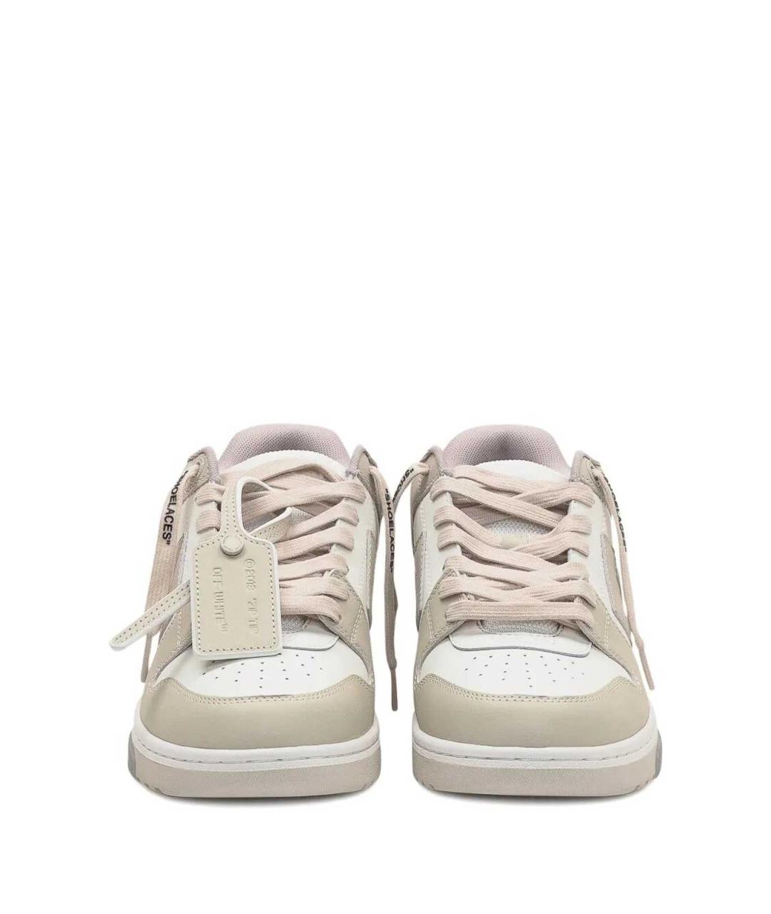 OFF-WHITE Кожаные низкие кроссовки / кеды, фото 2