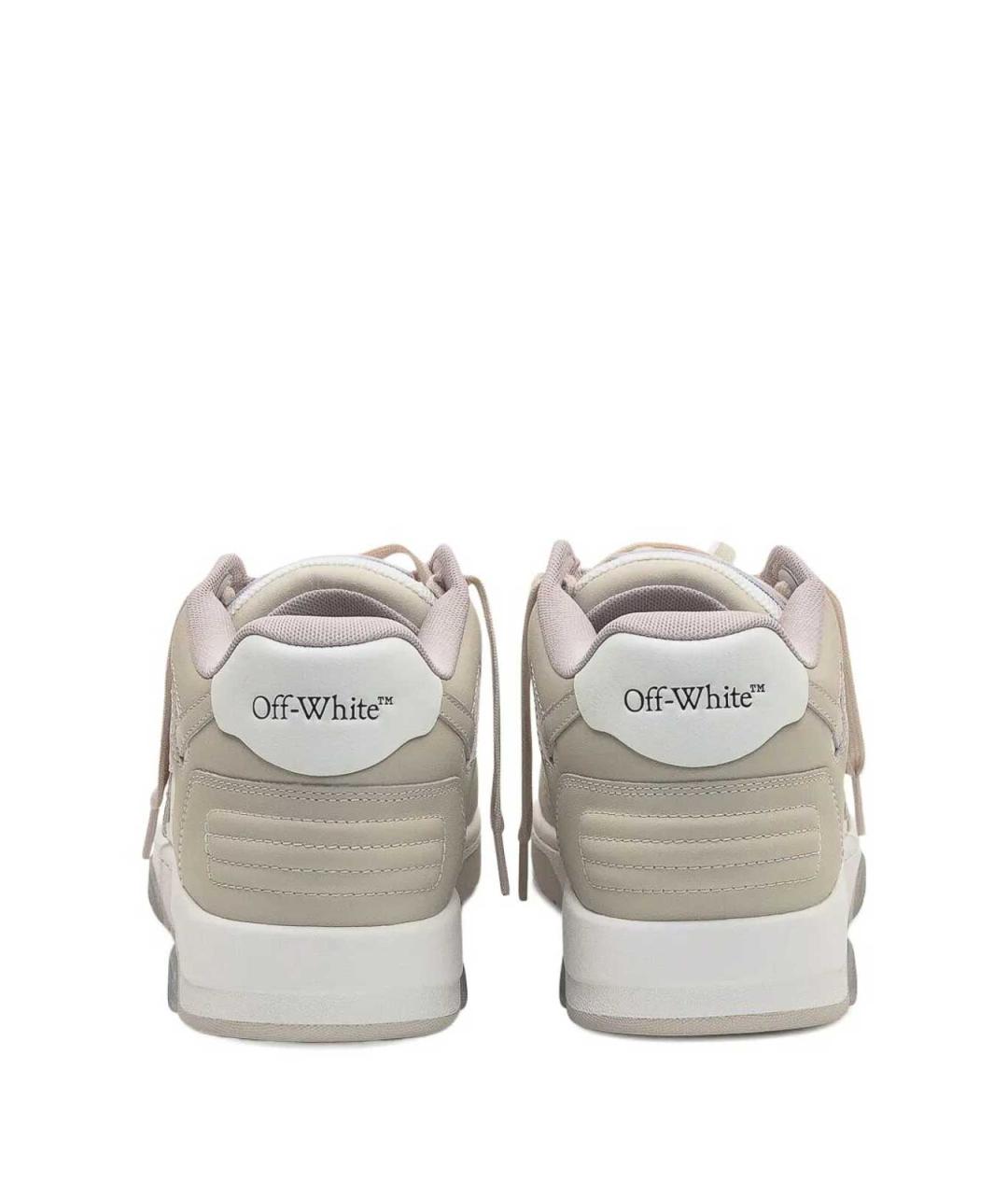 OFF-WHITE Кожаные низкие кроссовки / кеды, фото 3