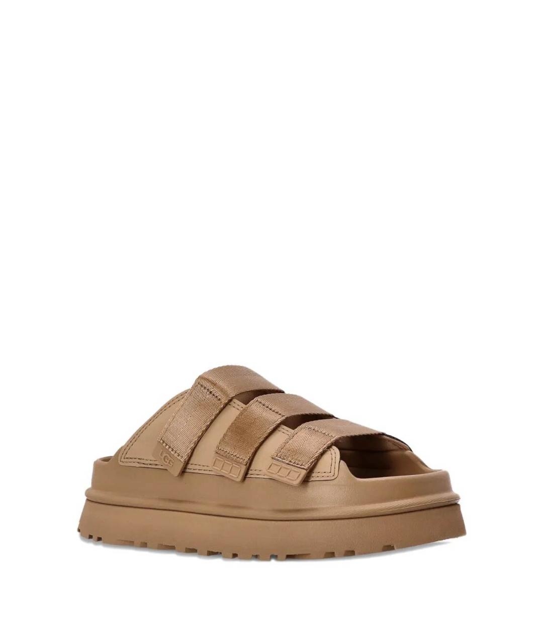 UGG Коричневые замшевые сабо, фото 2