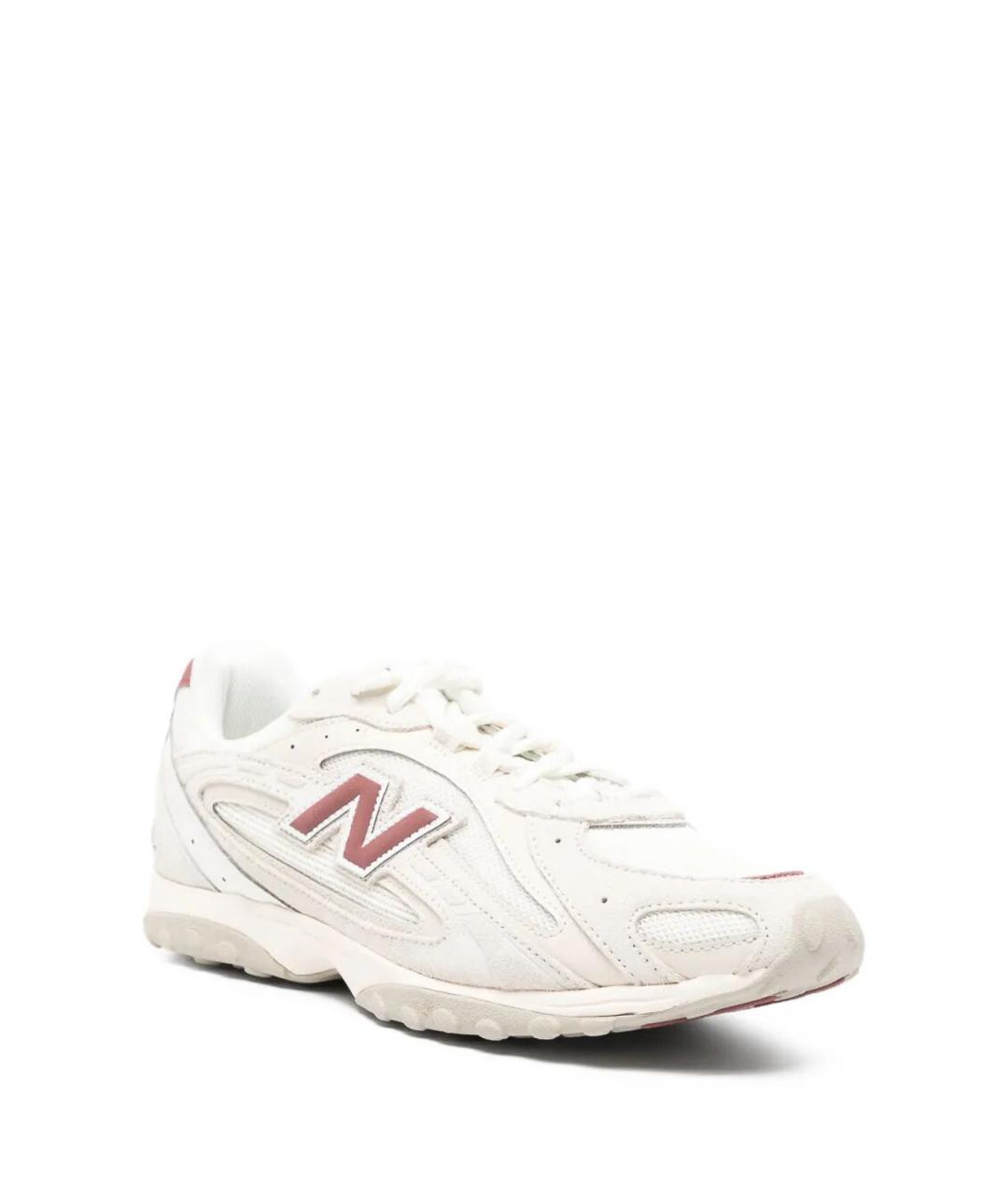 NEW BALANCE Белые замшевые низкие кроссовки / кеды, фото 4