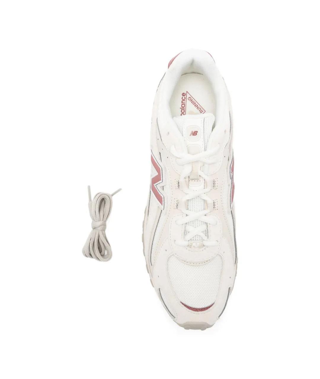 NEW BALANCE Белые замшевые низкие кроссовки / кеды, фото 3