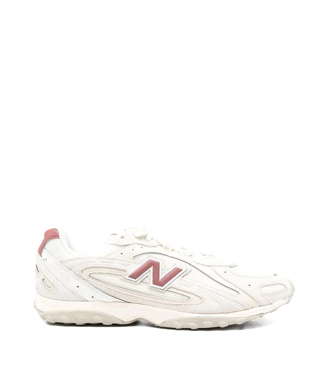 NEW BALANCE Белые замшевые низкие кроссовки / кеды, фото 1
