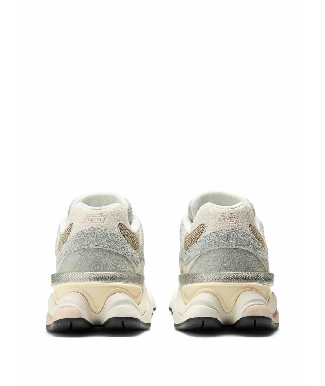 NEW BALANCE Серые замшевые низкие кроссовки / кеды, фото 3
