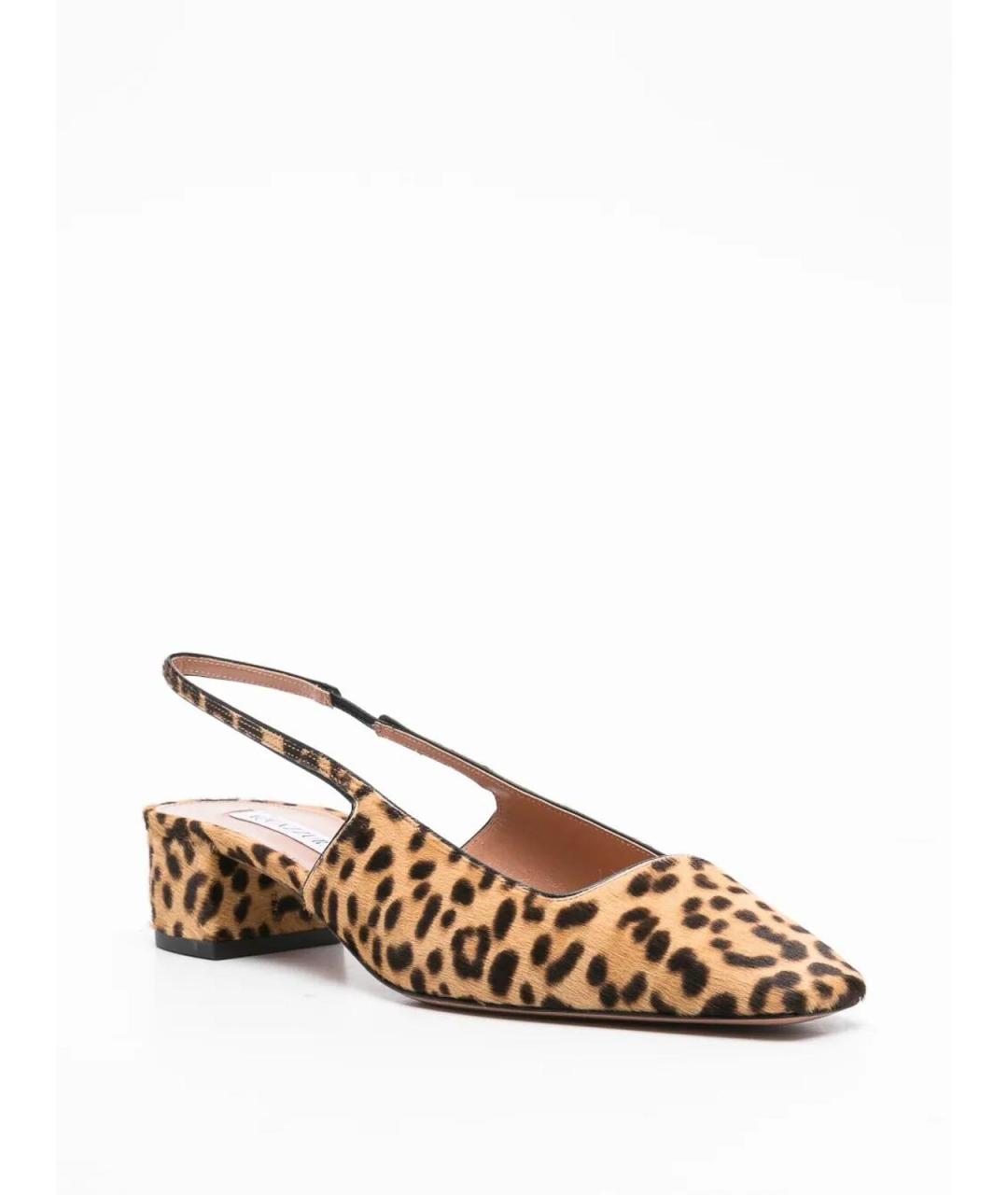 AQUAZZURA Мульти кожаные туфли, фото 3