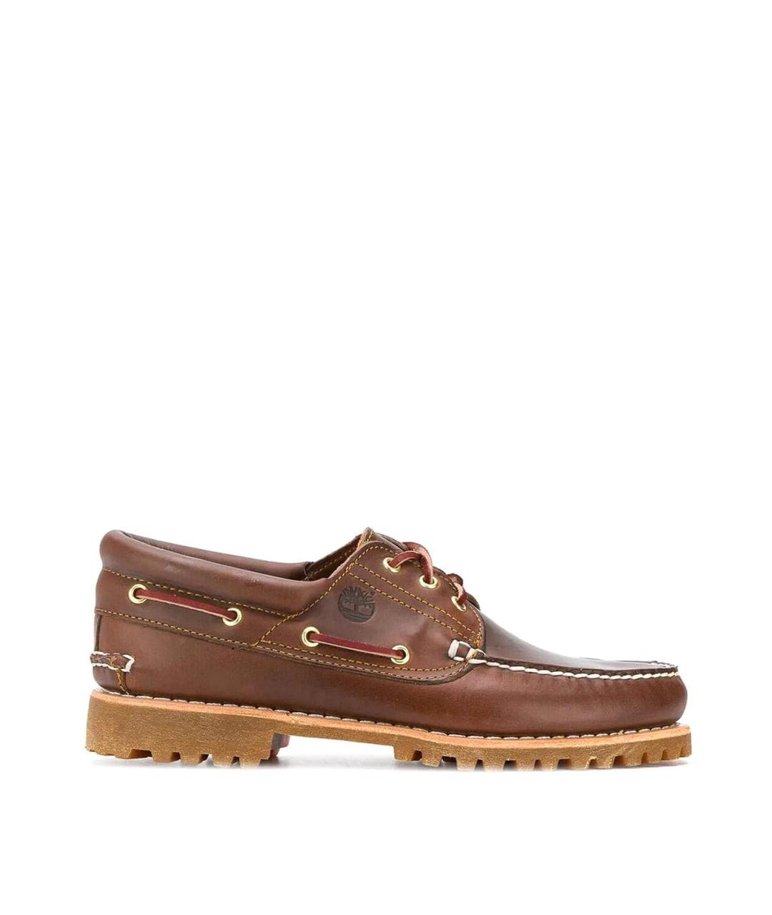 TIMBERLAND Коричневые кожаные лоферы, фото 1