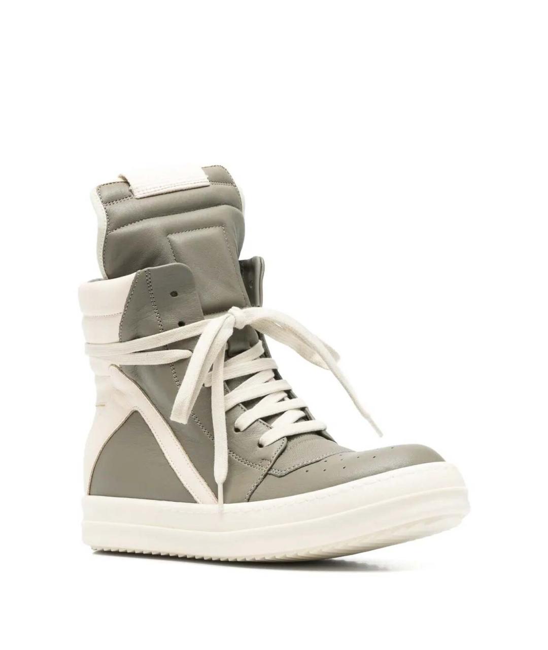 RICK OWENS Мульти кожаные кроссовки, фото 3