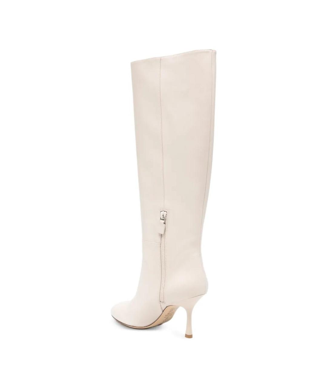 STUART WEITZMAN Розовые кожаные сапоги, фото 4