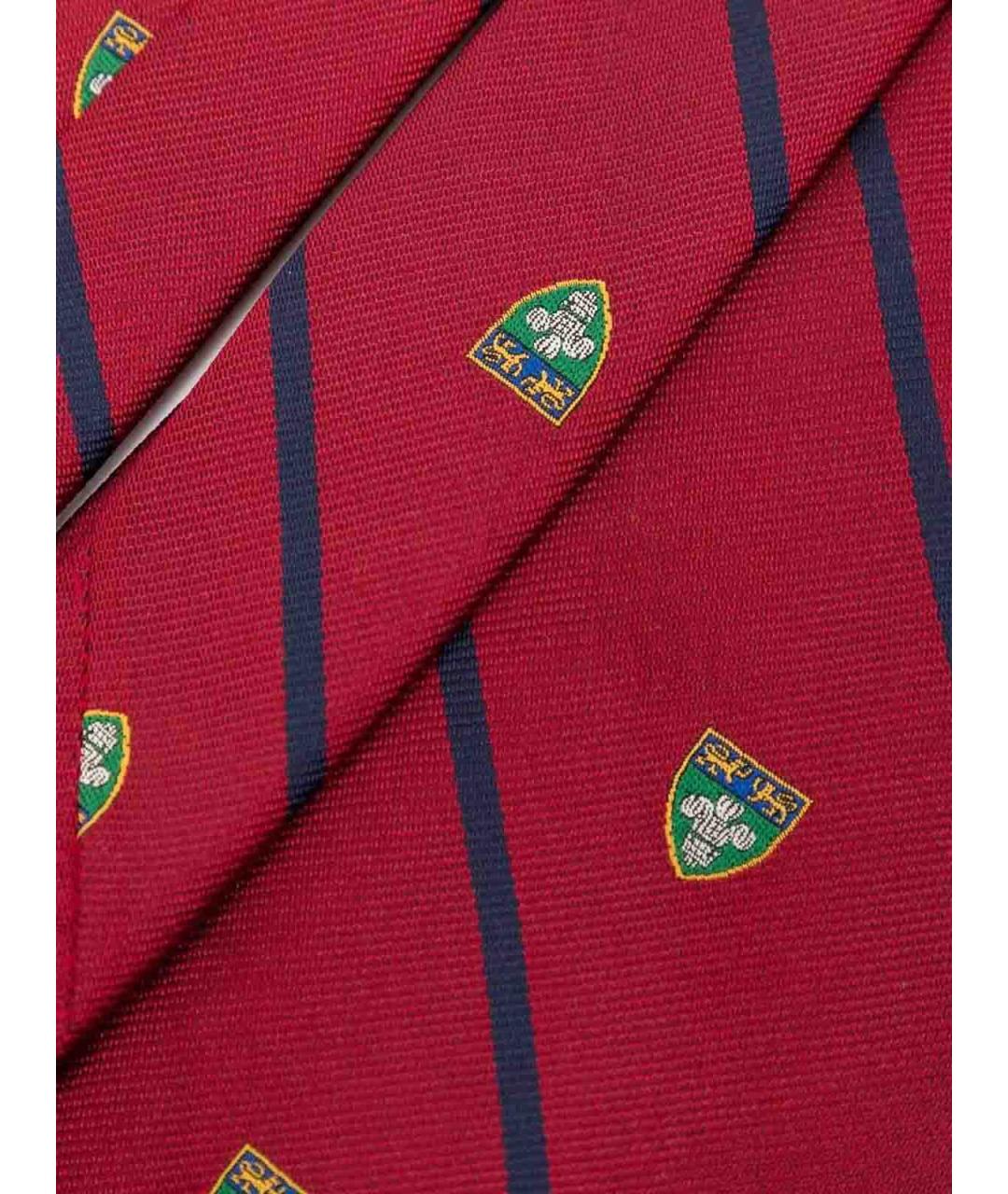 POLO RALPH LAUREN Красный шелковый галстук, фото 2