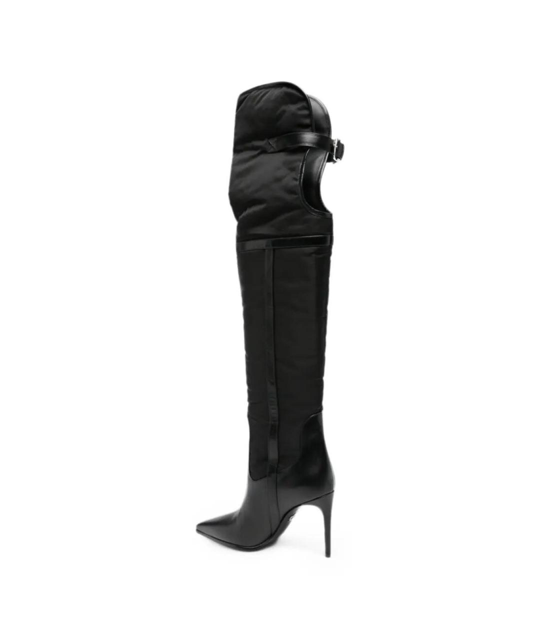 DSQUARED2 Черные кожаные сапоги, фото 2