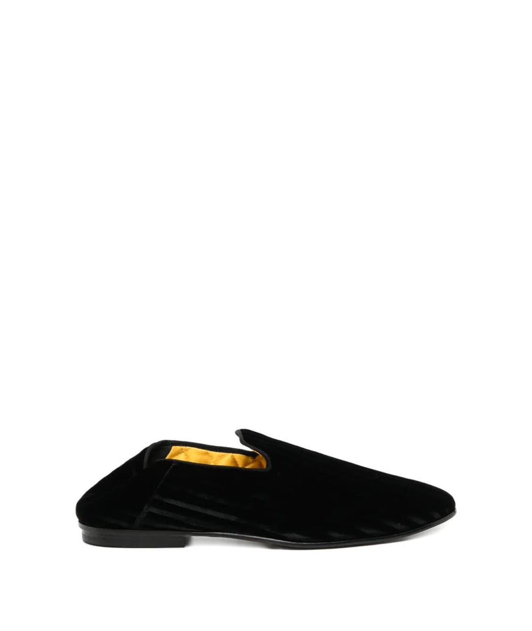 TOM FORD Черные бархатные лоферы, фото 3
